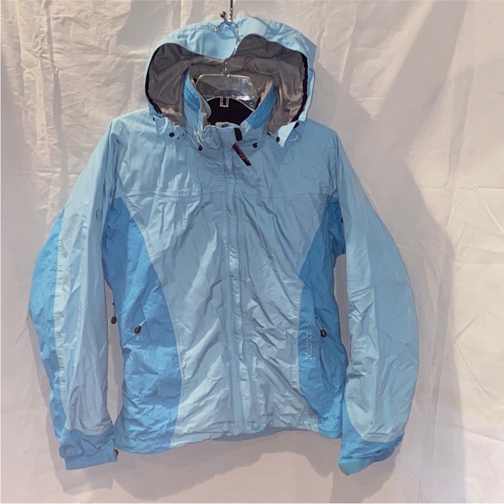 Large double layer marmot waterproof jacket